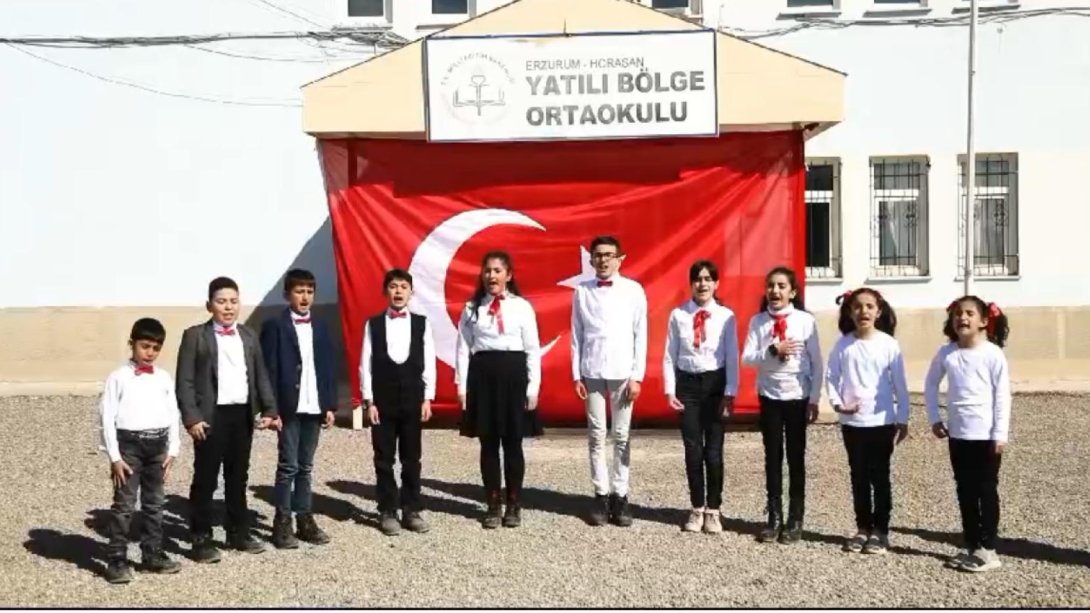 Erzurum / Horasan Ybo'nun İstiklal Marşımızın Kabulünün 103. Yılı Kutlamaları için Hazırladığı Video